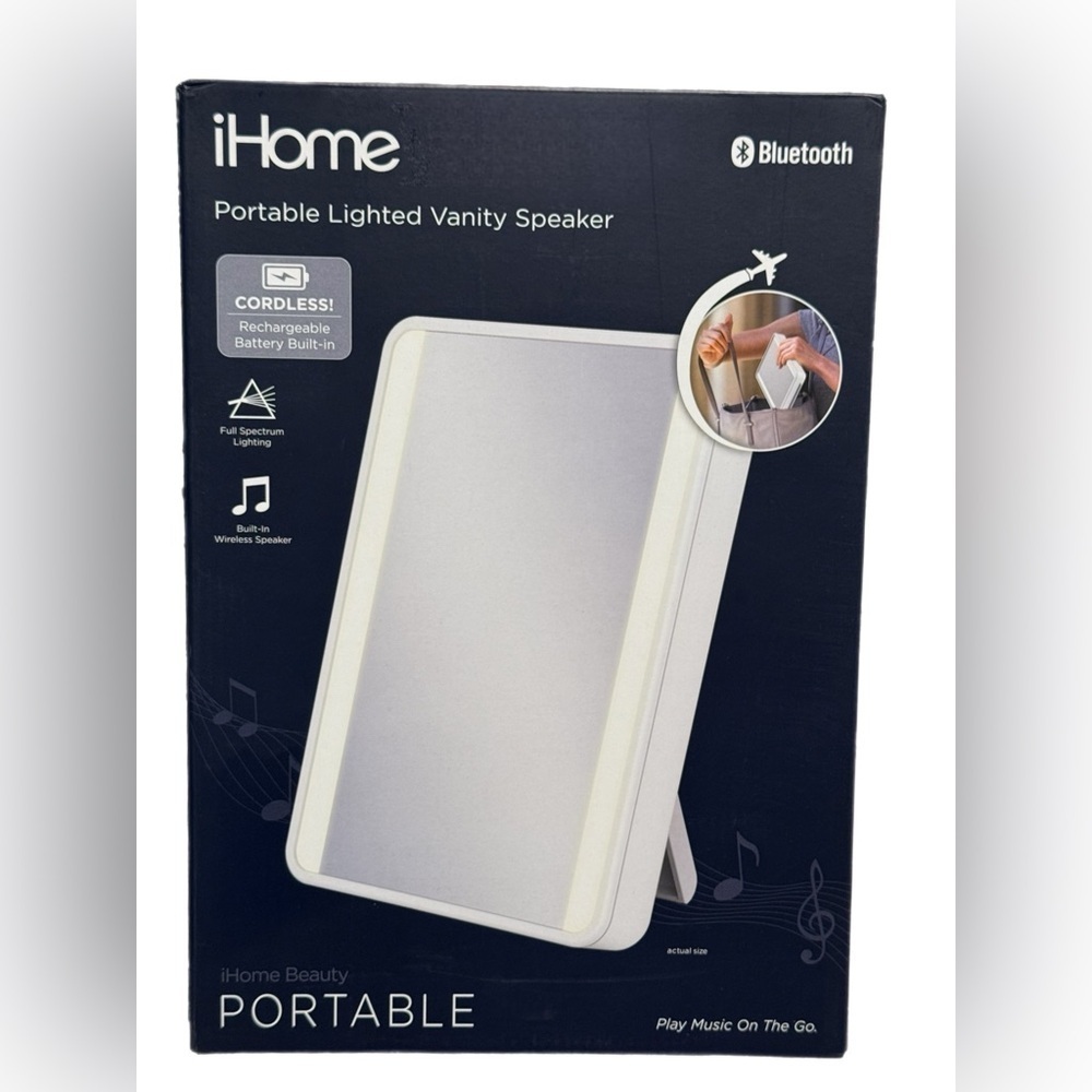 iHome Bluetooth Vanity Speaker - White